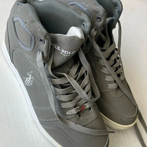 U.S. Polo Assn. Gray Hightops Size 8.5